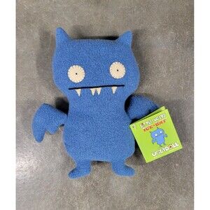 Uglydolls Ice-Bat 8 Inch Little Uglys Plush Blue Ugly Doll Toy NEW with Tag 2005